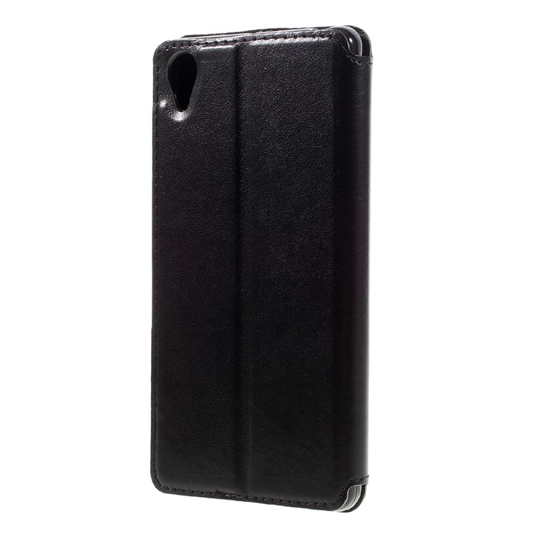 ROAR KOREA View Window Magnetic Leather Case for Sony Xperia X - Black-2
