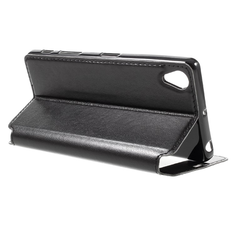 ROAR KOREA View Window Magnetic Leather Case for Sony Xperia X - Black-6