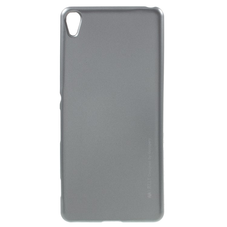 MERCURY GOOSPERY i JELLY Metallic TPU Cover for Sony Xperia XA / XA Dual - Grey