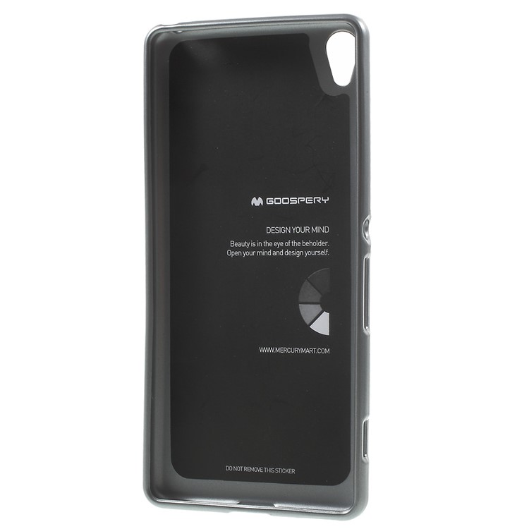 MERCURY GOOSPERY i JELLY Metallic TPU Cover for Sony Xperia XA / XA Dual - Grey-3
