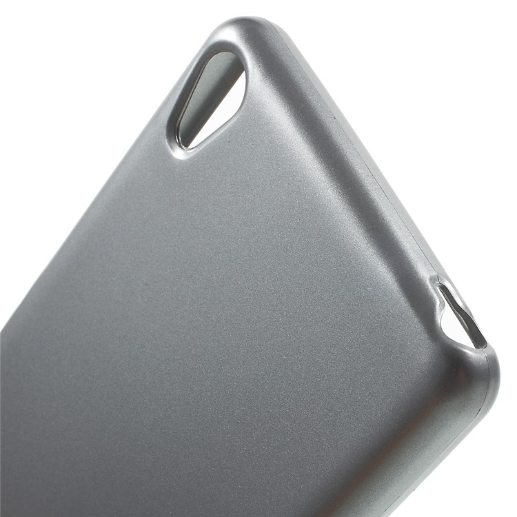 MERCURY GOOSPERY i JELLY Metallic TPU Cover for Sony Xperia XA / XA Dual - Grey-4