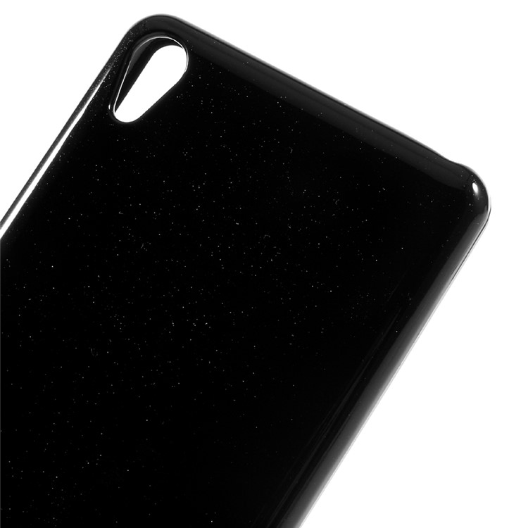 MERCURY GOOSPERY Glittery Powder TPU Cover for Sony Xperia XA/Dual - Black-3