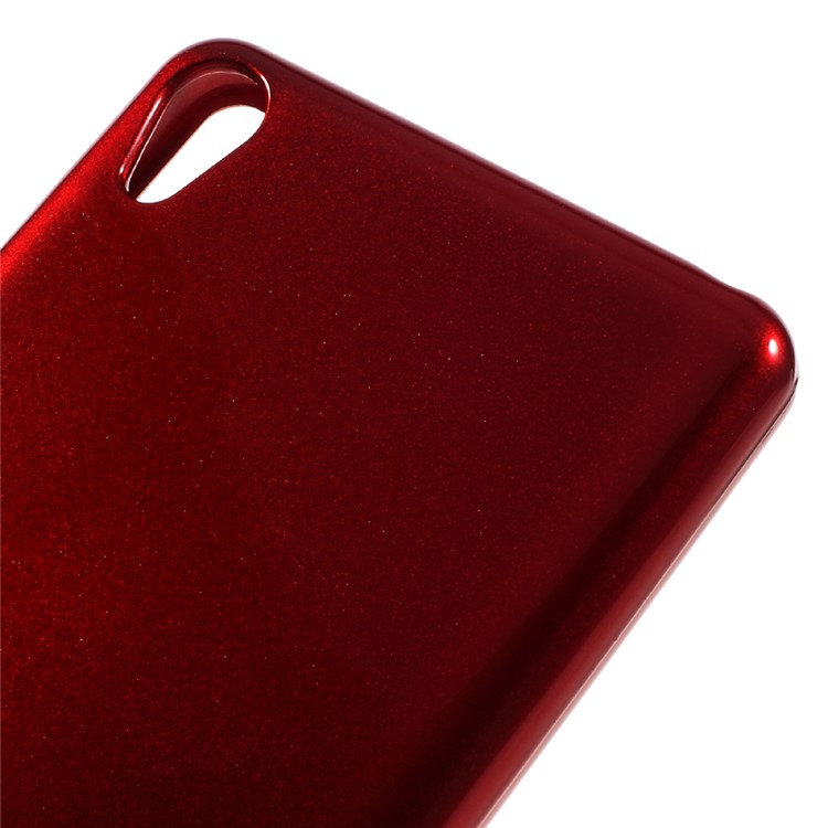 MERCURY GOOSPERY Glittery Powder TPU Shell for Sony Xperia XA/Dual - Red-3