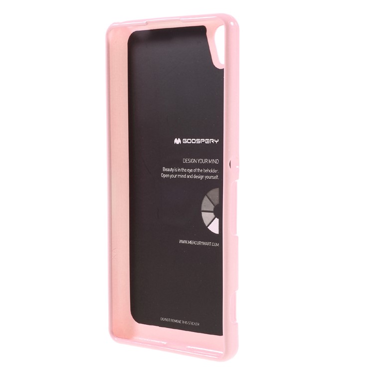 MERCURY GOOSPERY Glittery Powder TPU Phone Cover for Sony Xperia XA/Dual - Pink-2