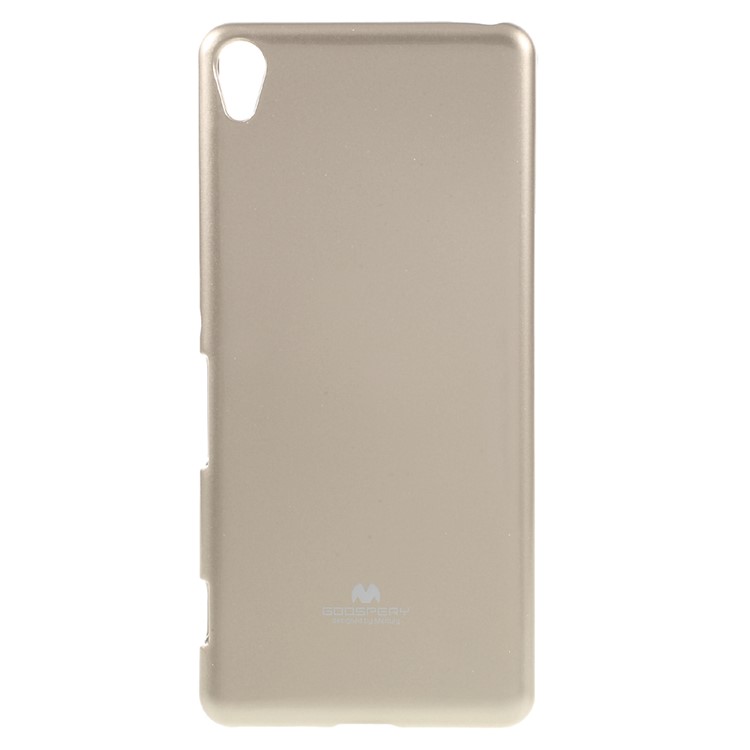 MERCURY GOOSPERY Flash Powder TPU Back Cover for Sony Xperia XA/Dual - Champagne Gold-1