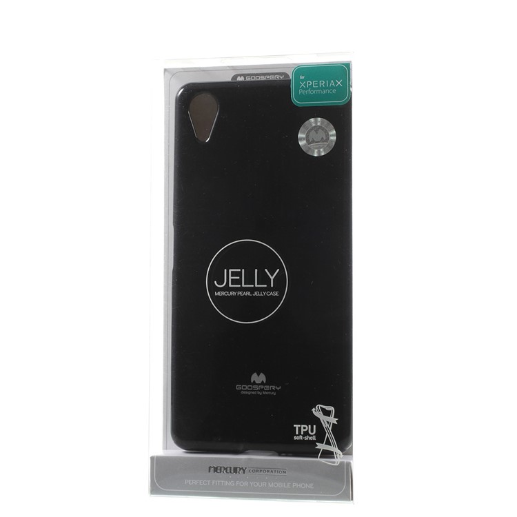 MERCURY GOOSPERY Glittery Powder TPU Cover for Sony Xperia X Performance - Black-6