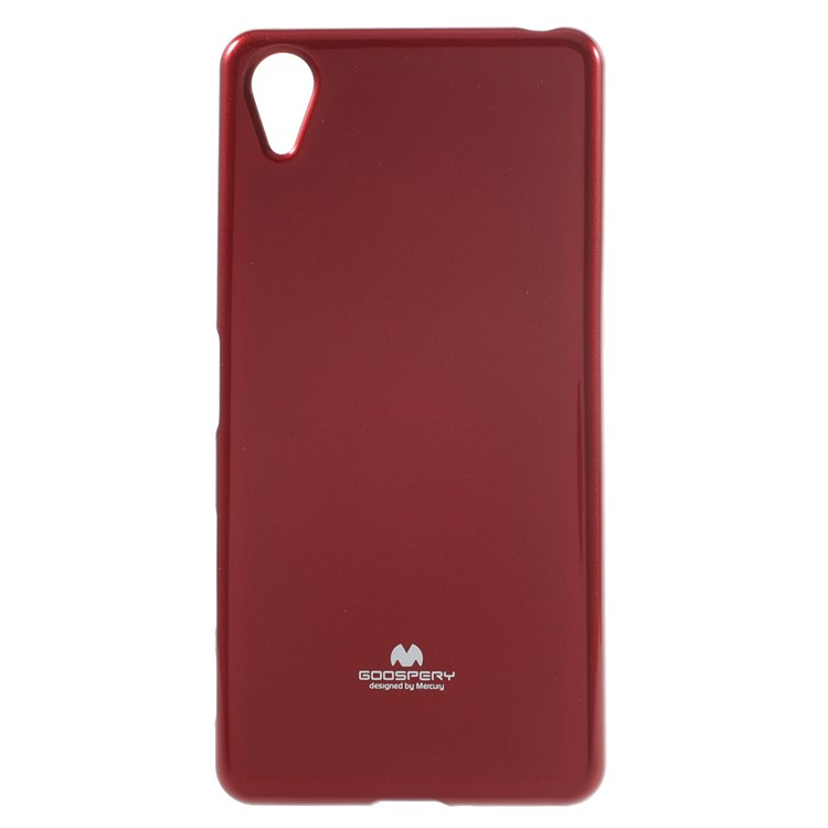 MERCURY GOOSPERY Glittery Powder TPU Case for Sony Xperia X Performance - Red-1