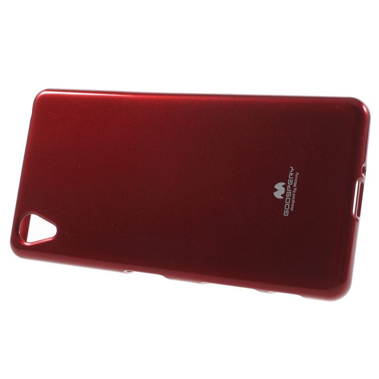 MERCURY GOOSPERY Glittery Powder TPU Case for Sony Xperia X Performance - Red-2
