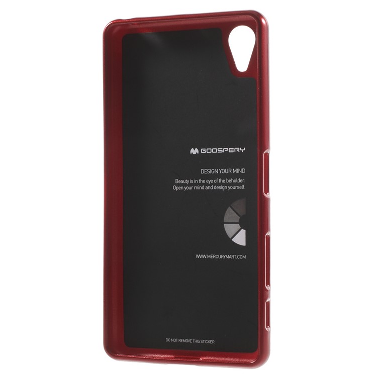 MERCURY GOOSPERY Glittery Powder TPU Case for Sony Xperia X Performance - Red-3