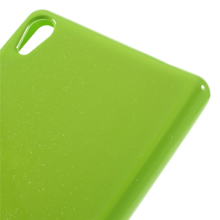 MERCURY GOOSPERY Glitter Powder TPU Phone Case for Sony Xperia XA Ultra - Green-3