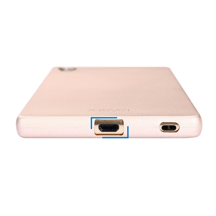 X-LEVEL Guardian Series Matte TPU Cover for Sony Xperia Z5 Premium / Premium Dual - Gold-6