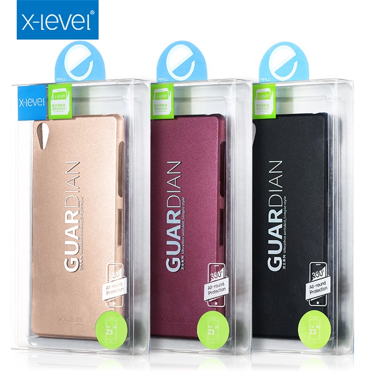 X-LEVEL Guardian Series TPU Cover for Sony Xperia Z3 D6603 D6643 D6653 D6616 - Black-11