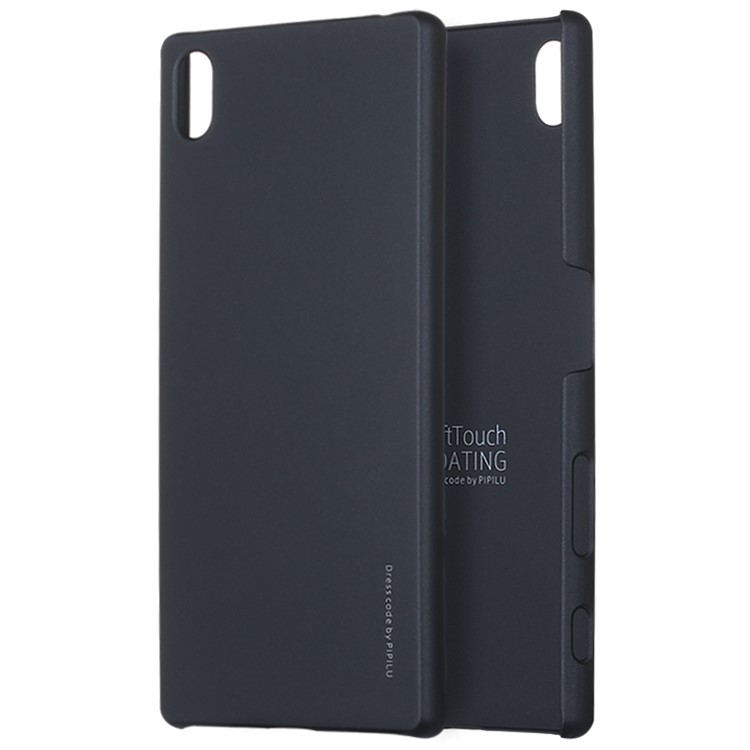 X-LEVEL Metallic Slim Hard Protection Case for Sony Xperia Z5 / Z5 Dual - Black-1