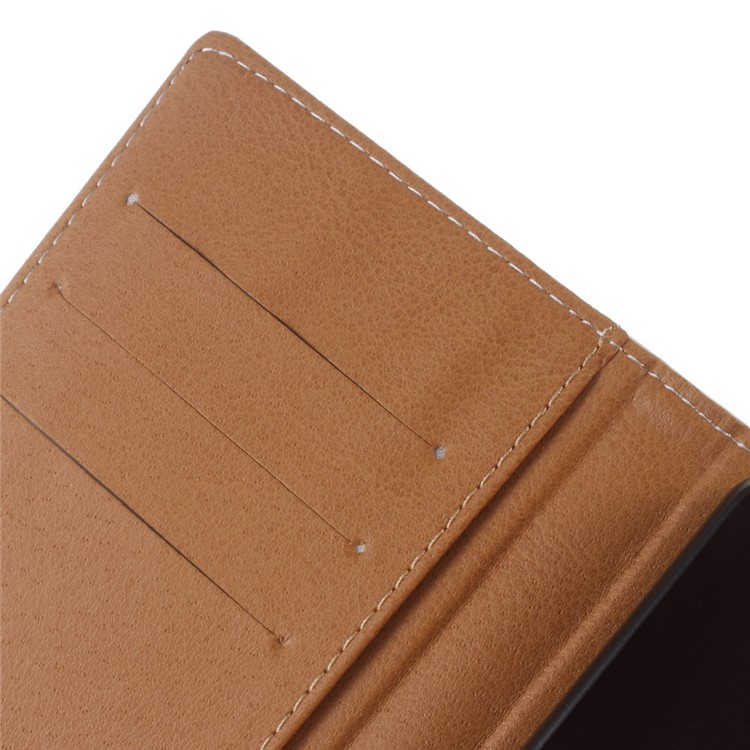 Patterned Leather Wallet Stand Case for Sony Xperia E5 - Police Public Call Box-4