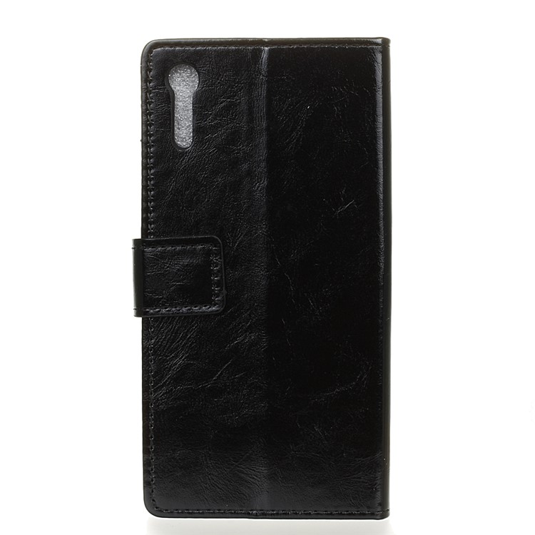 Custodia in pelle cassa palmare per Sony Xperia XZs / XZ - Nero-2