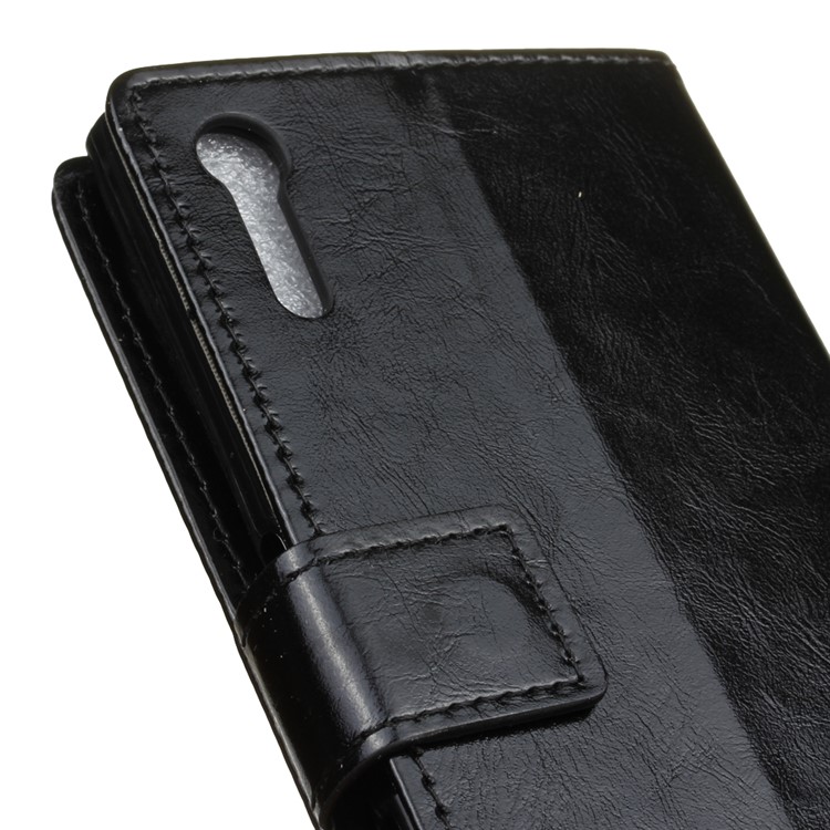 Custodia in pelle cassa palmare per Sony Xperia XZs / XZ - Nero-7