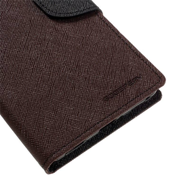 MERCURY GOOSPERY PU Leather Wallet Case for Sony Xperia XA Ultra - Brown-7