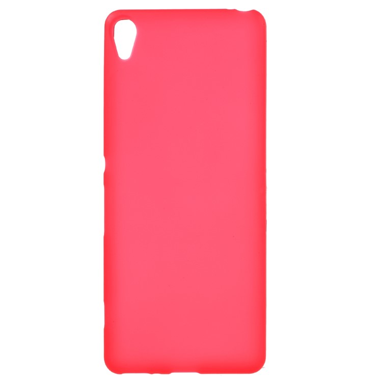 Frosted TPU Protector Case for Sony Xperia XA / XA Dual - Red-1