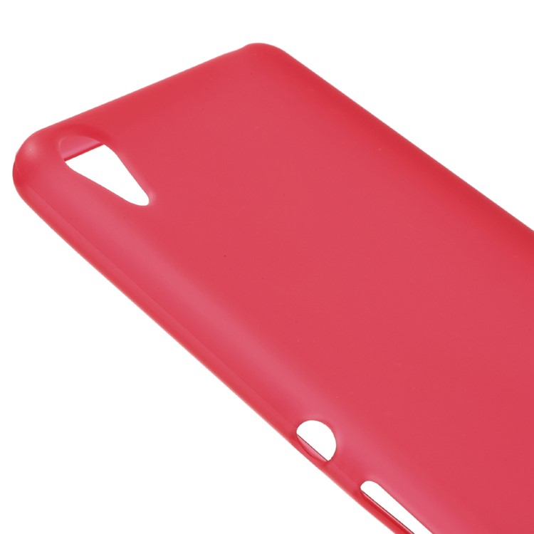 Frosted TPU Protector Case for Sony Xperia XA / XA Dual - Red-3