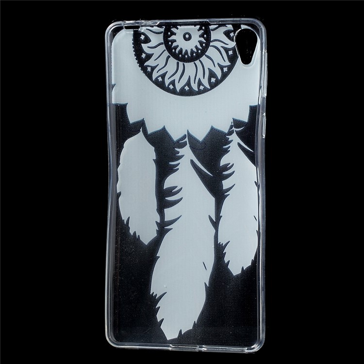 Patterned IMD Gel TPU Cover for Sony Xperia E5 - Tribal Dream Catcher-2