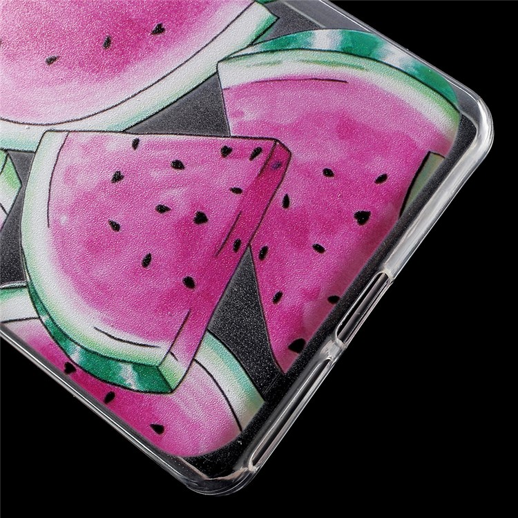 Patterned IMD TPU Back Shell Case for Sony Xperia E5 - Watermelon-4