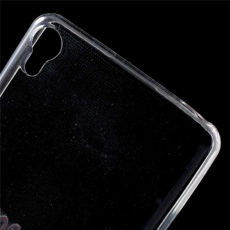 Couverture arrière TPU flexible pour Sony Xperia XA / XA double - adorable chat-5