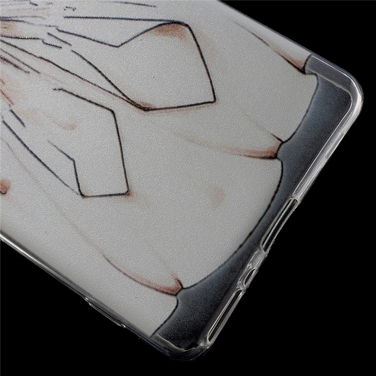 Patterned Flexible TPU Back Case for Sony Xperia XA / XA Dual - Elegant Lady-4