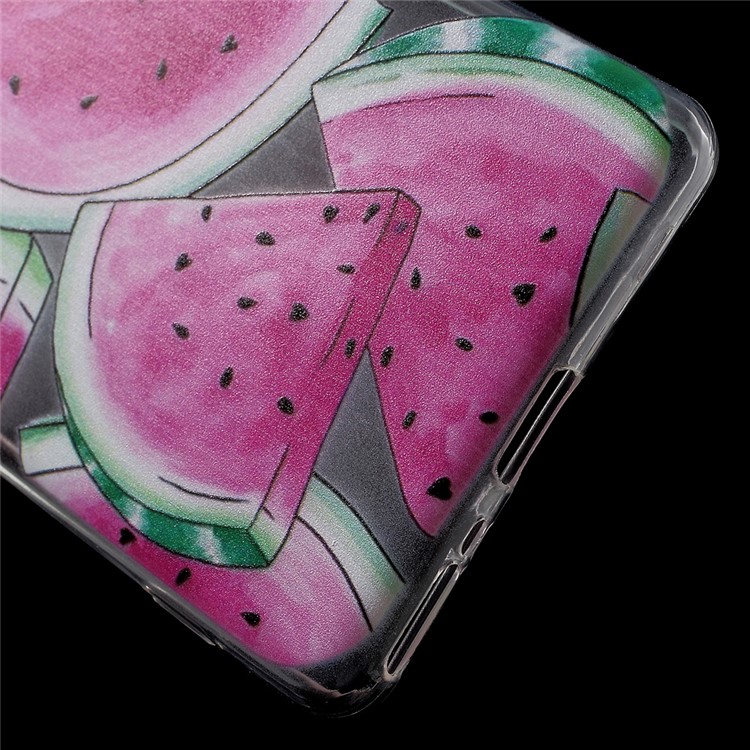 Patterned Soft TPU Back Phone Cover for Sony Xperia XA / XA Dual - Watermelon Pattern-4