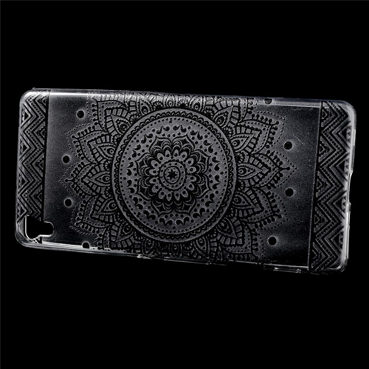Patterned Flexible TPU Cover for Sony Xperia XA / XA Dual - Mandala Flower-2