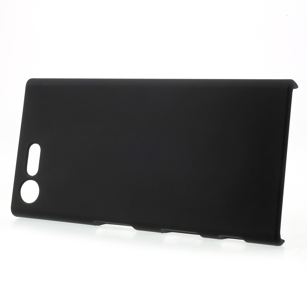 Case de Plástico Duro de Goma Para Sony Xperia X Compact - Negro