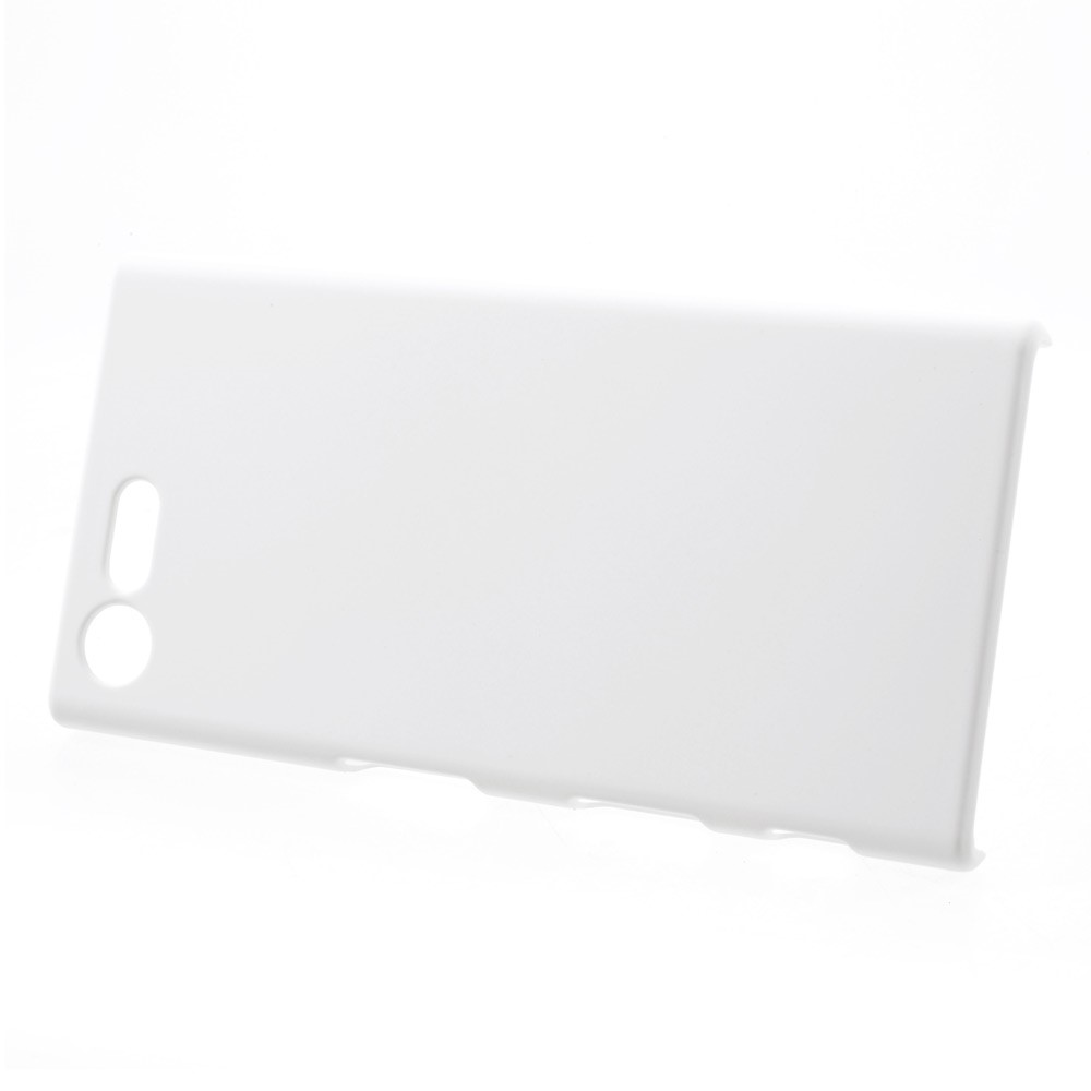 Rubberized Hard Plastic Cover for Sony Xperia X Compact - White-2