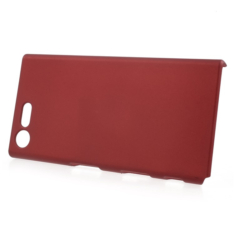 Rubberized Hard Plastic Shell for Sony Xperia X Compact - Red-2