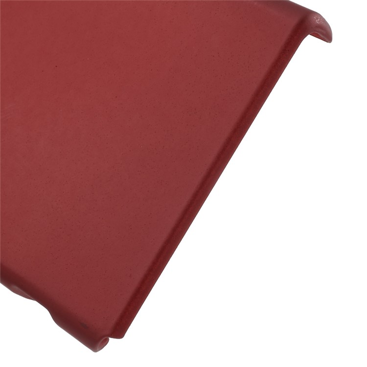 Rubberized Hard Plastic Shell for Sony Xperia X Compact - Red-4