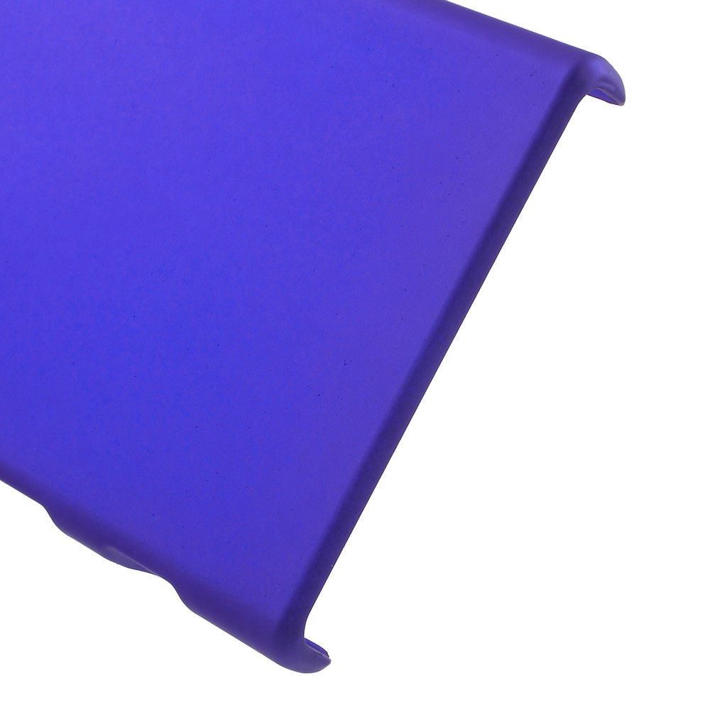 Rubberized Plastic Back Cover Case for Sony Xperia X Compact - Dark Blue-4