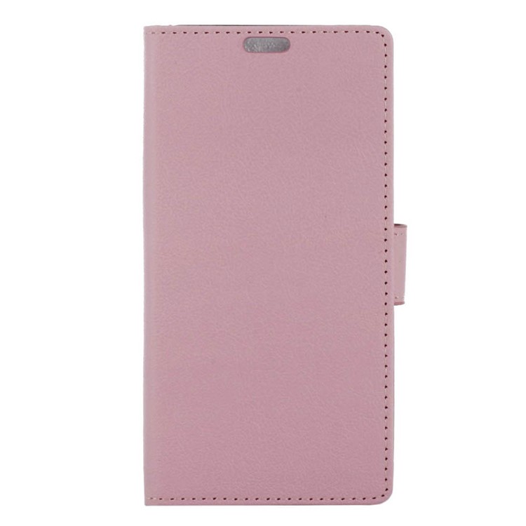Leather Wallet Stand Case for Sony Xperia X Compact - Pink-1