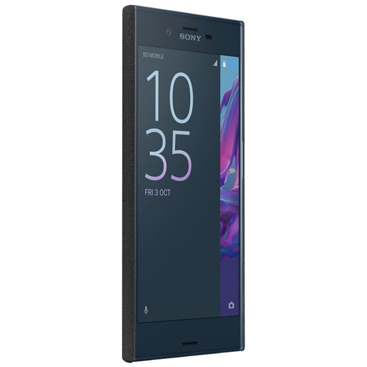 IMAK Matte Hard PC Case with Ring Kickstand for Sony Xperia X Compact - Black-4