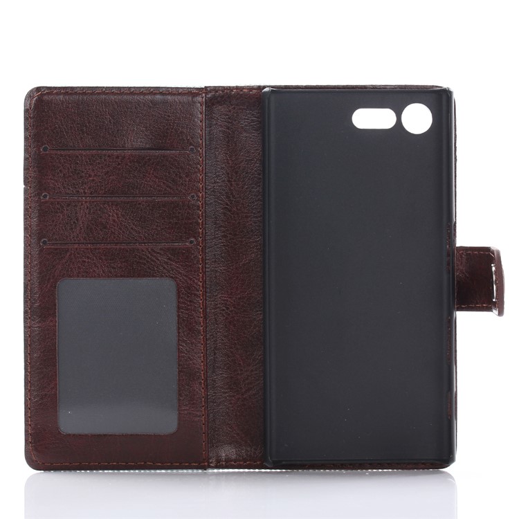 Jeans Cloth Leather Wallet Case for Sony Xperia X Compact - Baby Blue-3