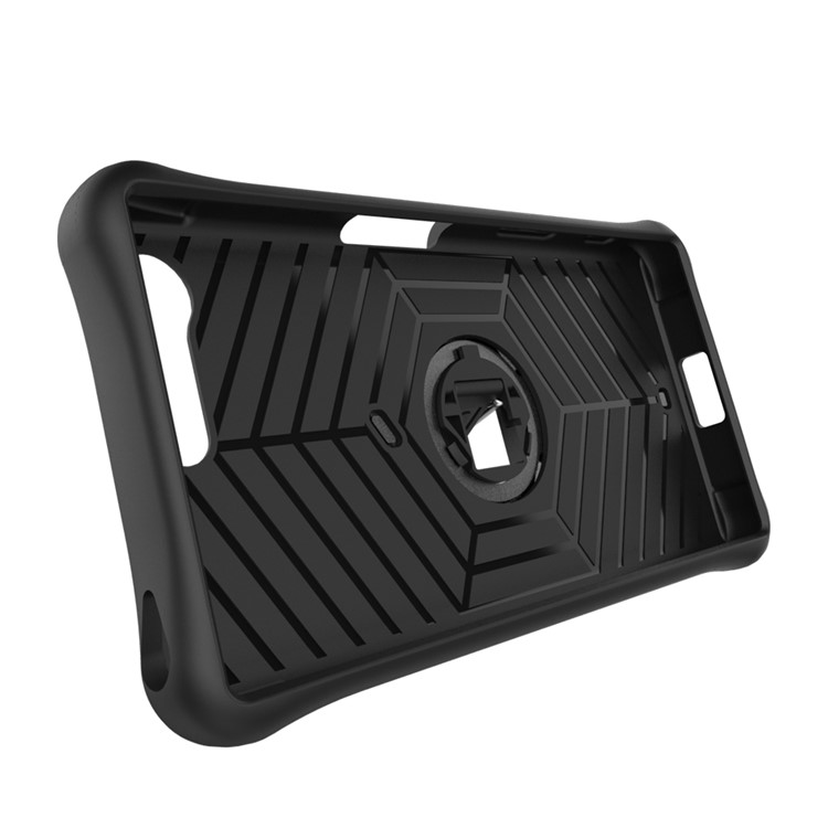 Armor PC + TPU Hybrid Kickstand Cover for Sony Xperia X Compact - Grey-10