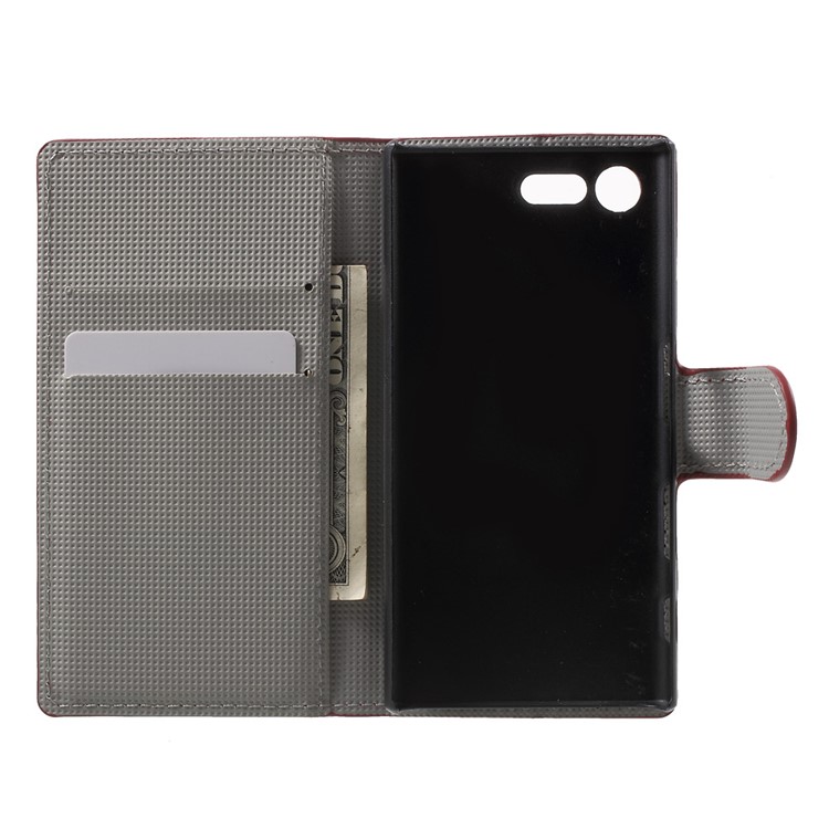 Patterned Leather Card Holder Case for Sony Xperia X Compact - UK Flag-4