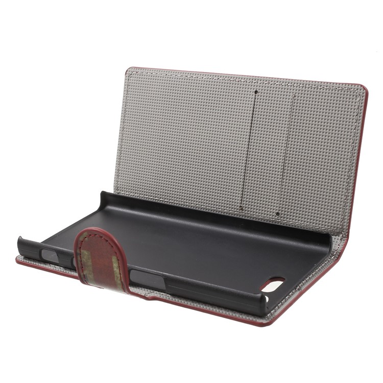 Patterned Leather Card Holder Case for Sony Xperia X Compact - UK Flag-5