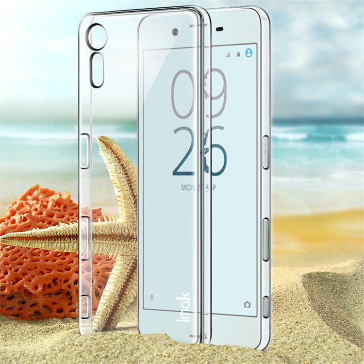 IMAK for Sony Xperia XZs / XZ Scratch-resistant Crystal Clear Cover II Hard Back Case-1