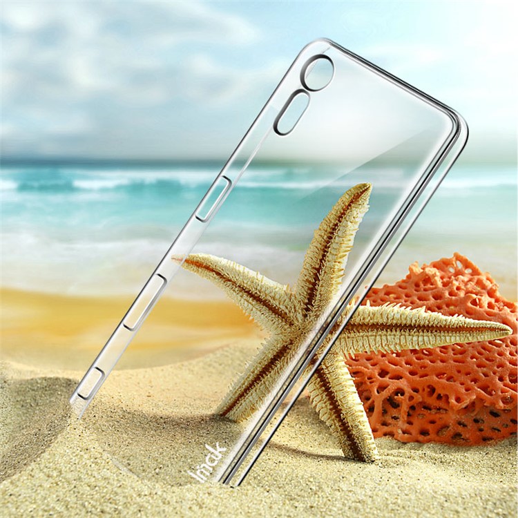 IMAK for Sony Xperia XZs / XZ Scratch-resistant Crystal Clear Cover II Hard Back Case-2