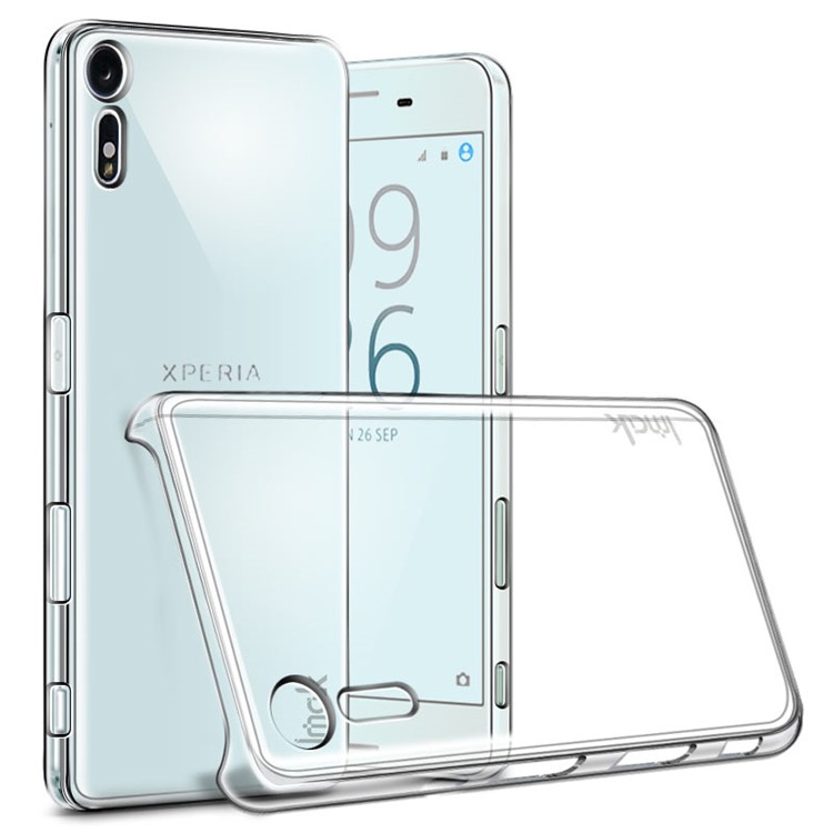 IMAK for Sony Xperia XZs / XZ Scratch-resistant Crystal Clear Cover II Hard Back Case-4