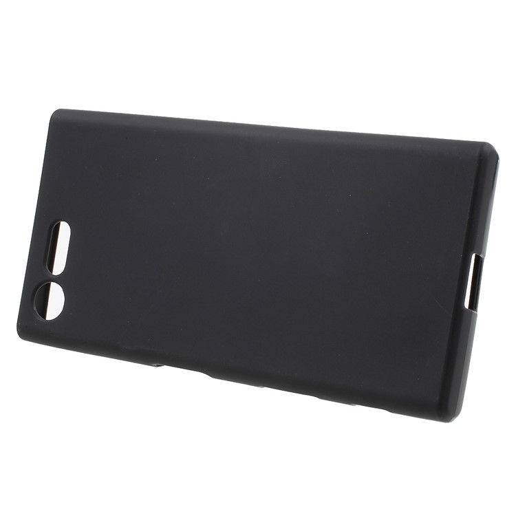 Matte Anti-fingerprint TPU Case Cover for Sony Xperia X Compact - Black-2