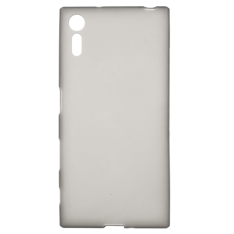 Anti-fingerprint Frosted TPU Case for Sony Xperia XZs / XZ - Grey-1