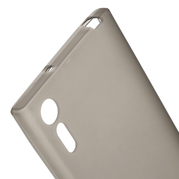 Anti-fingerprint Frosted TPU Case for Sony Xperia XZs / XZ - Grey-3