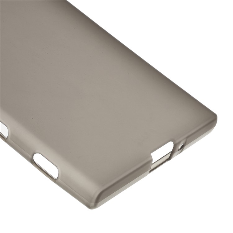 Anti-fingerprint Frosted TPU Case for Sony Xperia XZs / XZ - Grey-4
