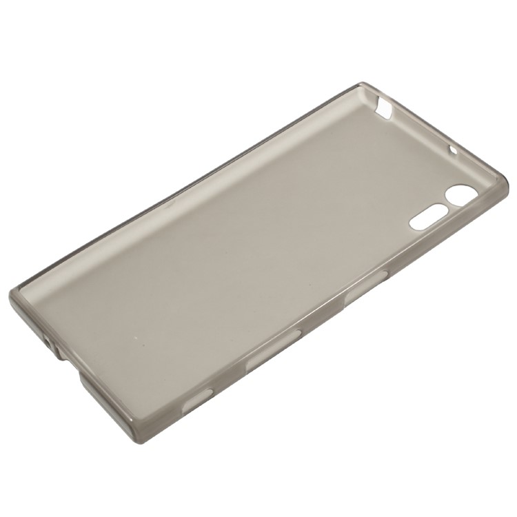 Anti-fingerprint Frosted TPU Case for Sony Xperia XZs / XZ - Grey-5