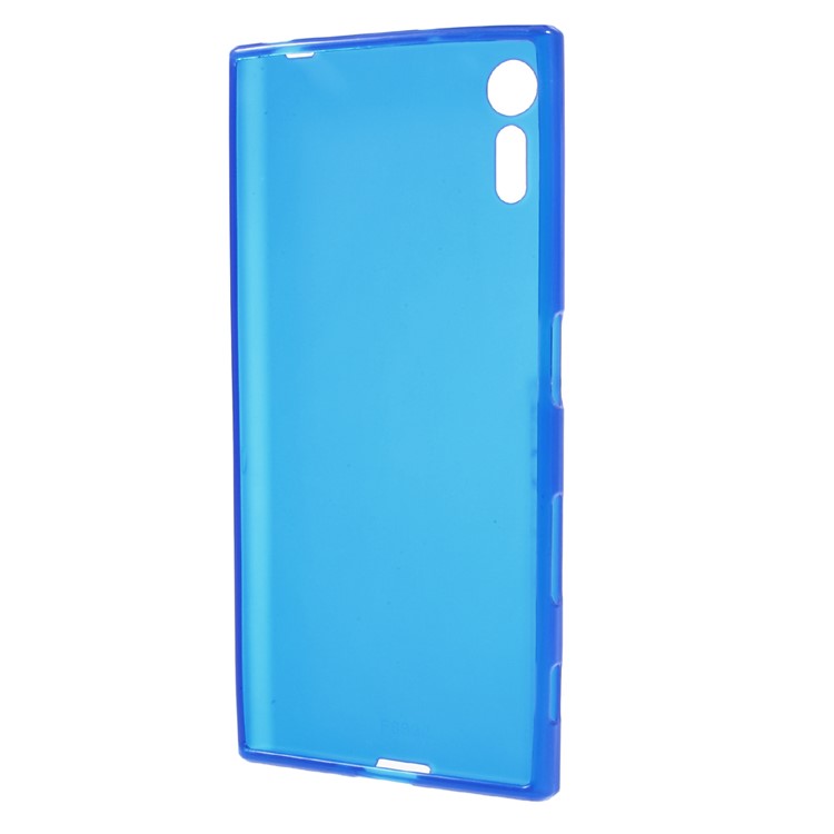 Matte TPU Soft Case Cover for Sony Xperia XZs / XZ - Blue-2