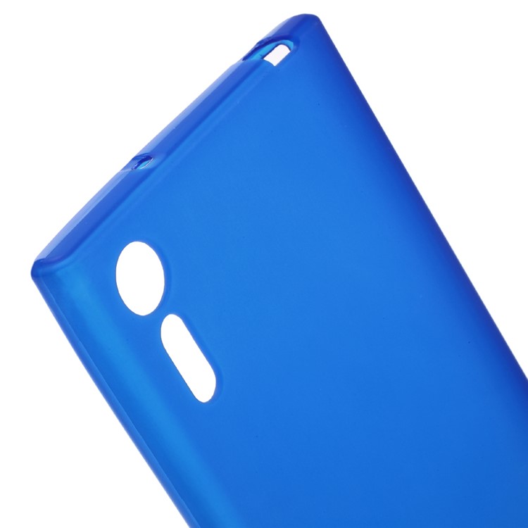 Matte TPU Soft Case Cover for Sony Xperia XZs / XZ - Blue-3